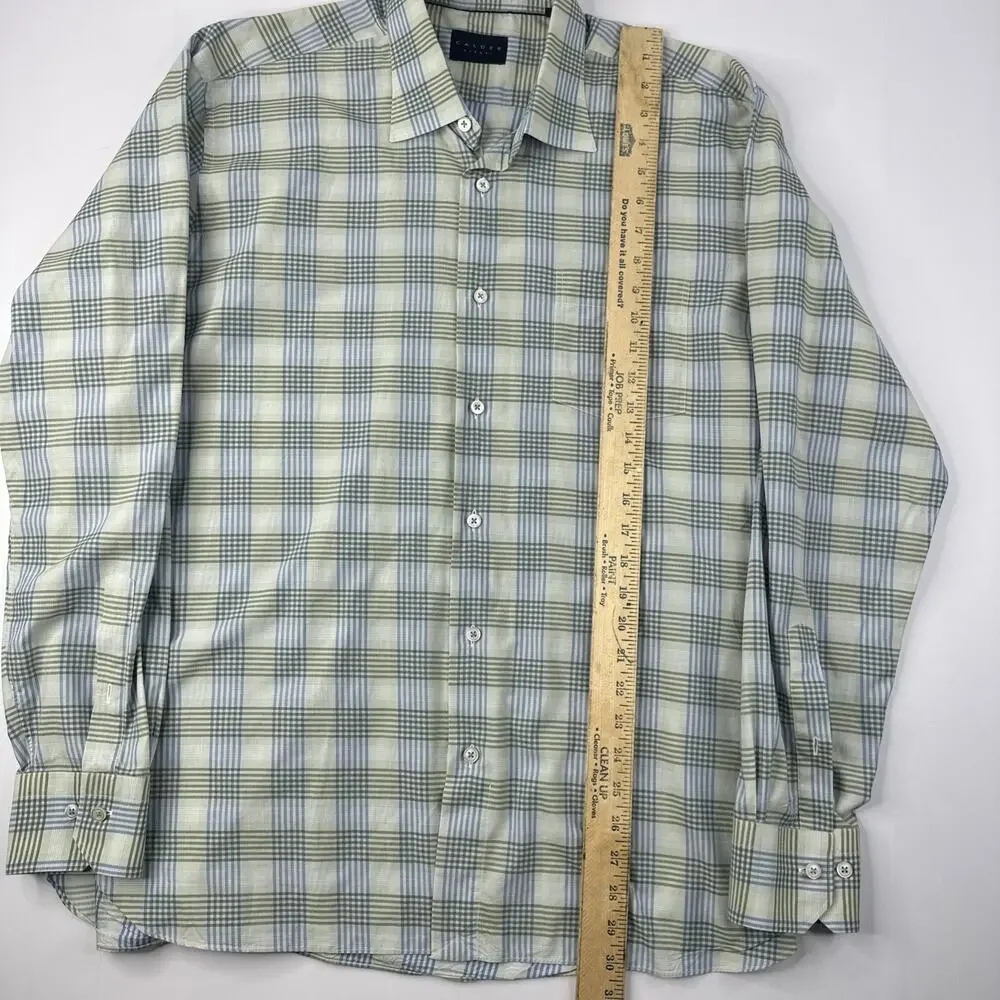 Calder Carmel Limited Edition Multicolor Plaid Button Down Shirt Large 1/150 - Picture 8 of 14